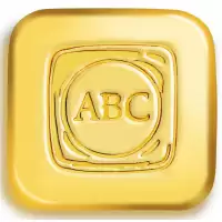  1oz ABC Cast Gold Bar 9999 Purity