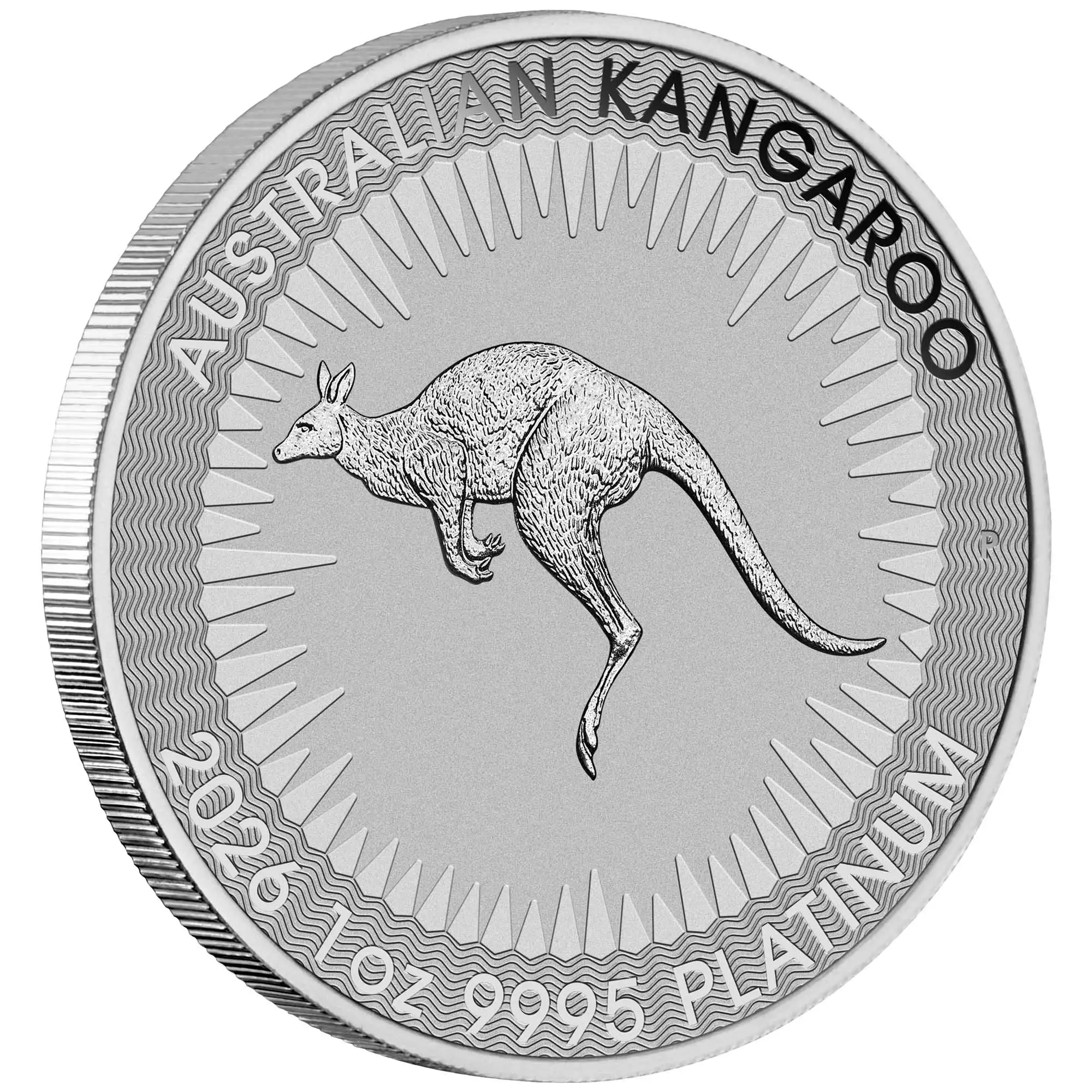 1oz Platinum Perth Mint Kangaroo Bullion Coin