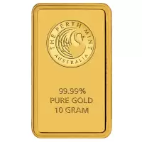  10 Gram Perth Mint Kangaroo Gold Minted Bar