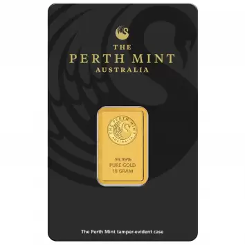 10 Gram Perth Mint Gold Certicard Minted Bar 99.99%
