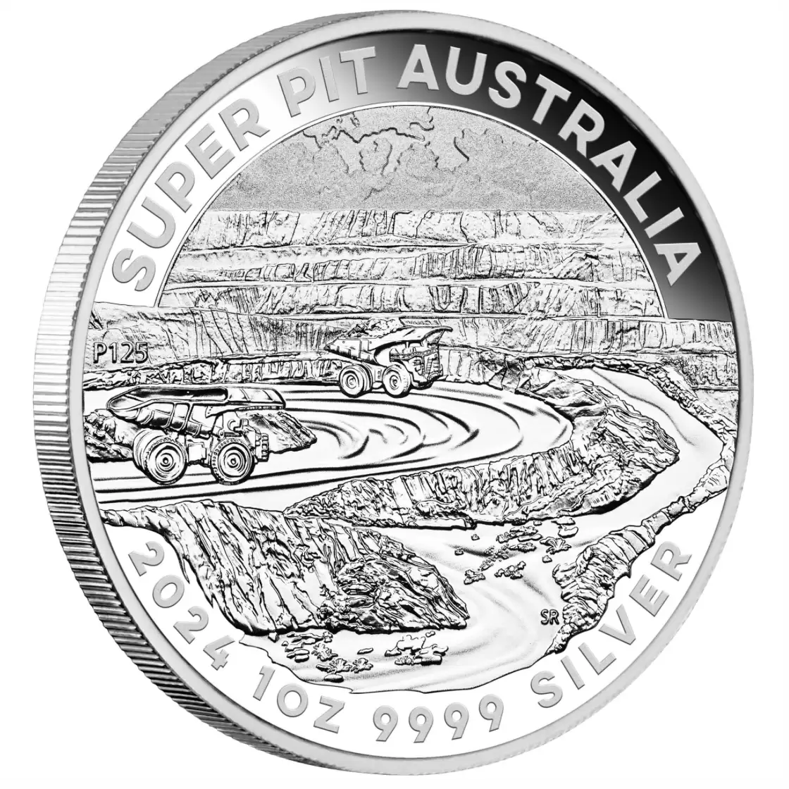 1oz Perth Mint Super Pit 2024 Silver 9999 Coin