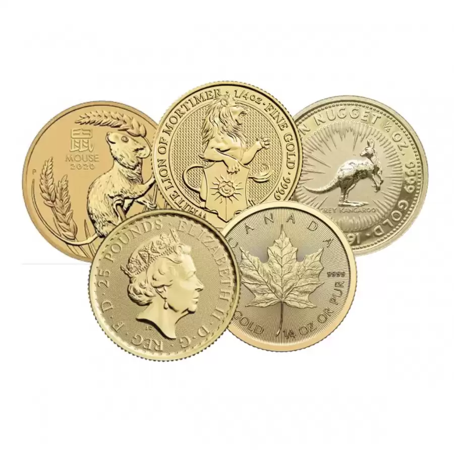 Random 1/4oz Gold Coins