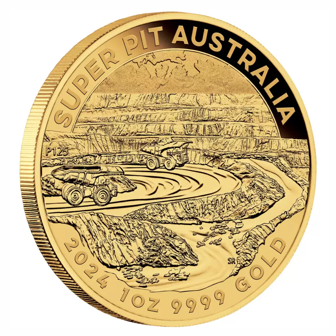 1oz Perth Mint Super Pit 9999 Minted Gold Coin