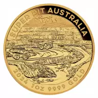  1oz Perth Mint Super Pit 9999 Minted Gold Coin