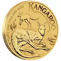  1/4oz Perth Mint Kangaroo Minted Coin Gold
